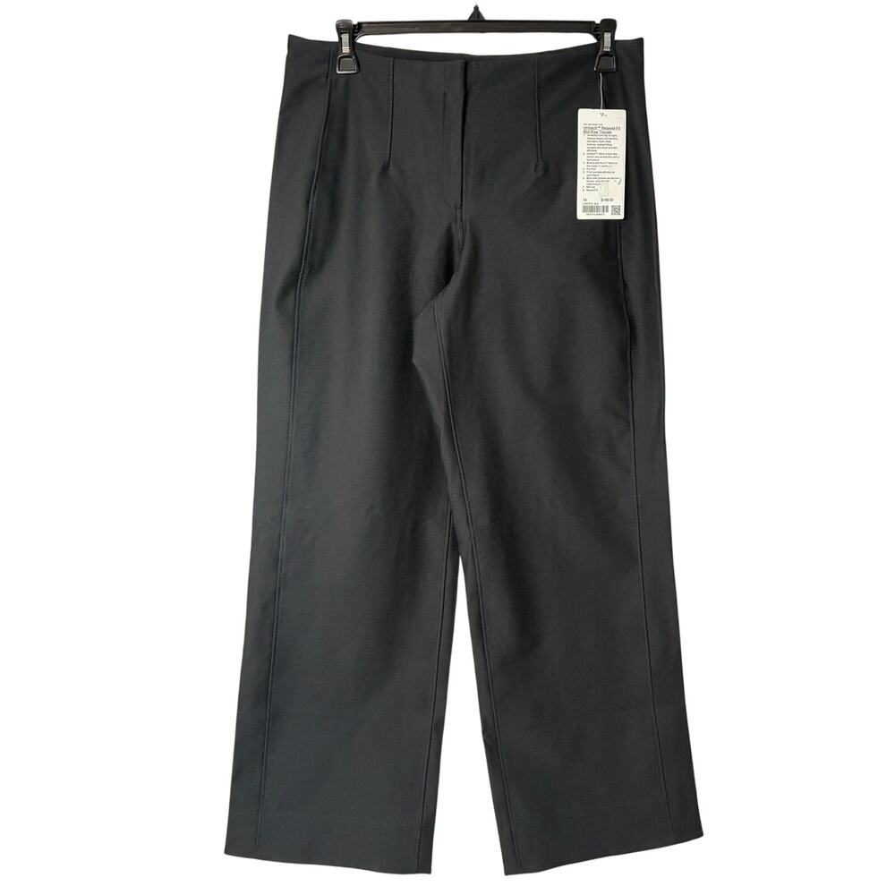 NWT Lululemon Utilitech Relaxed-Fit Mid-Rise Trouser Womens 14 Black